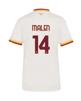 AS Roma Donyell Malen #14 Maglia Gara Trasferta Repliche 2026-27 Donna Maniche Corte AS Roma Donyell Malen #14 Maglia Gara Trasferta Repliche 2026-27 Donna Maniche Corte
